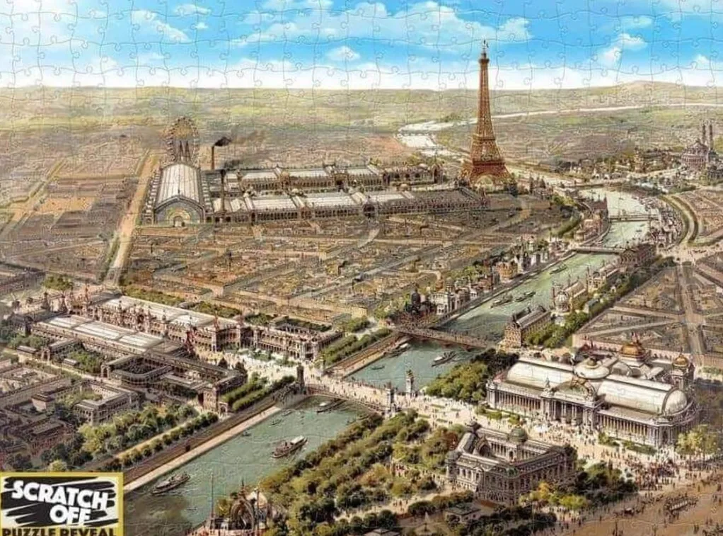 University Games 500 Pieces* - Paris Scratch Off Puzzle - 500 Piece Jigsaw Puzzle