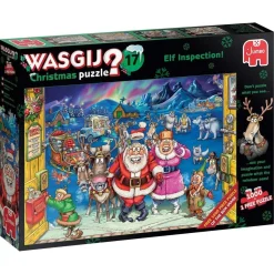 Jumbo 1000 Pieces*Wasgij Christmas 17 Elf Inspection! - 1000 Piece Jigsaw Puzzle