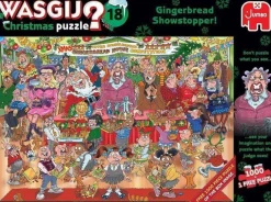 Jumbo 1000 Pieces*Wasgij Christmas 18 Gingerbread Showstopper - 1000 Piece Jigsaw Puzzle