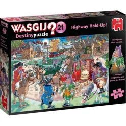 Jumbo 1000 Pieces*Wasgij Destiny 21 - Highway Holdup - 1000 Piece Jigsaw Puzzle