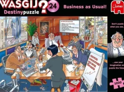 Jumbo 1000 Pieces*Wasgij Destiny 24 Business As Usual! - 1000 Piece Jigsaw Puzzle