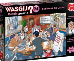 Jumbo 1000 Pieces*Wasgij Destiny 24 Business As Usual! - 1000 Piece Jigsaw Puzzle