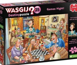 Jumbo 1000 Pieces*Wasgij Destiny 25 Games Night! - 1000 Piece Jigsaw Puzzle