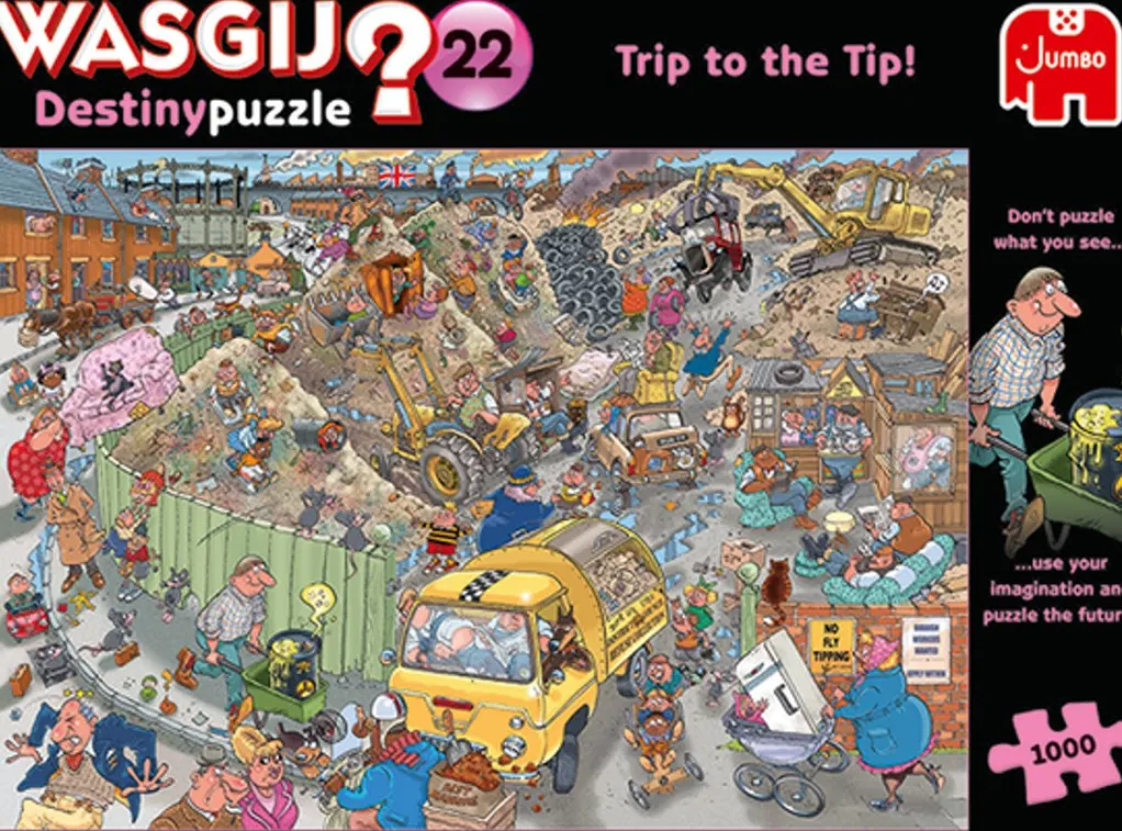 Jumbo 1000 Pieces*Wasgij Destiny 22 Trip To The Tip! - 1000 Piece Jigsaw Puzzle