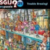 Jumbo 1000 Pieces*Wasgij Mystery 21 Trouble Brewing! - 1000 Piece Jigsaw Puzzle