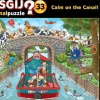 Jumbo 1000 Pieces*Wasgij Original 33 - Calm On The Canal - 1000 Piece Jigsaw Puzzle