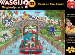 Jumbo 1000 Pieces*Wasgij Original 33 - Calm On The Canal - 1000 Piece Jigsaw Puzzle