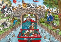 Jumbo 1000 Pieces*Wasgij Original 33 - Calm On The Canal - 1000 Piece Jigsaw Puzzle