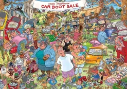 Jumbo 1000 Pieces*Wasgij Original 35 - Car Boot Capers - 1000 Piece Jigsaw Puzzle