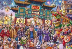 Jumbo 1000 Pieces*Wasgij Original 39 Chinese New Year! - 1000 Piece Jigsaw Puzzle