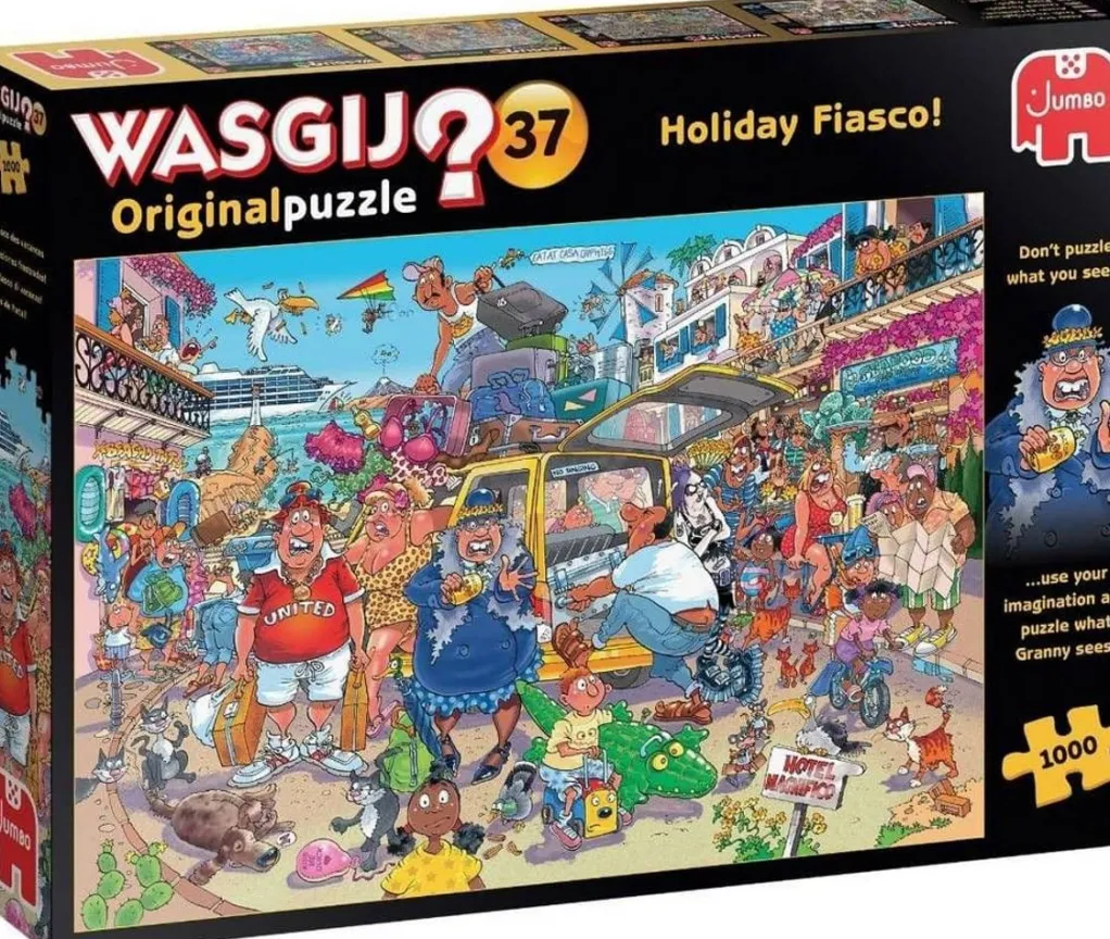 Jumbo 1000 Pieces*Wasgij Original 37 Holiday Fiasco! - 1000 Piece Jigsaw Puzzle