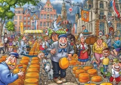 Jumbo 1000 Pieces*Wasgij Original 38 Market Meltdown! - 1000 Piece Jigsaw Puzzle