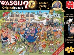 Jumbo 1000 Pieces*Wasgij Original 40 25Th Anniversary Garden Party - 1000 Piece Jigsaw Puzzle
