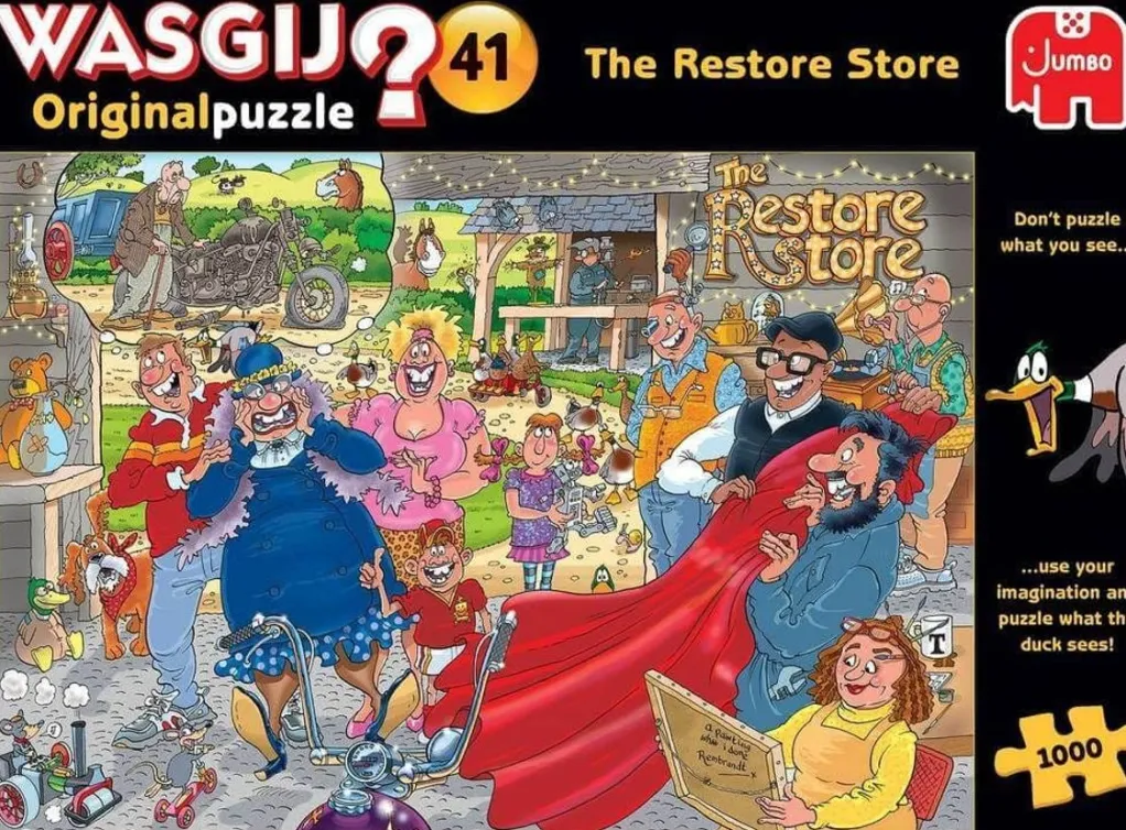 Jumbo 1000 Pieces*Wasgij Original 41 The Restore Store - 1000 Piece Jigsaw Puzzle