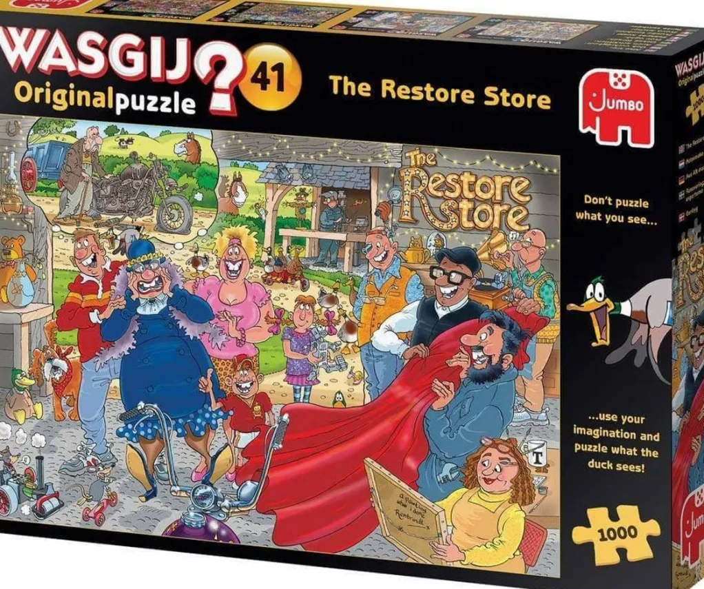Jumbo 1000 Pieces*Wasgij Original 41 The Restore Store - 1000 Piece Jigsaw Puzzle