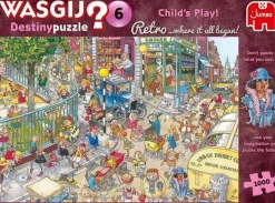 Jumbo 1000 Pieces*Wasgij Retro Destiny 6 Child'S Play! - 1000 Piece Jigsaw Puzzle