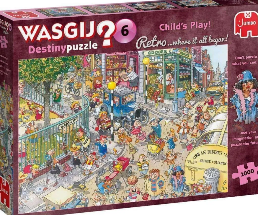 Jumbo 1000 Pieces*Wasgij Retro Destiny 6 Child'S Play! - 1000 Piece Jigsaw Puzzle