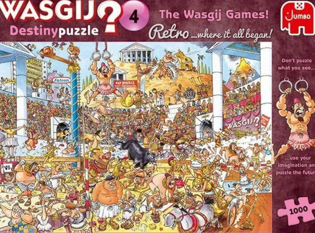 Jumbo 1000 Pieces*Wasgij Retro Destiny 4 Wasgij Games - 1000 Piece Jigsaw Puzzle