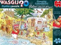 Jumbo 1000 Pieces*Wasgij Retro Mystery 6 Camping Commotion! - 1000 Piece Jigsaw Puzzle