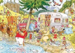 Jumbo 1000 Pieces*Wasgij Retro Mystery 6 Camping Commotion! - 1000 Piece Jigsaw Puzzle