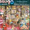 Jumbo 1000 Pieces*Wasgij Retro Mystery 5 Sunday Lunch! - 1000 Piece Jigsaw Puzzle