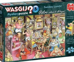 Jumbo 1000 Pieces*Wasgij Retro Mystery 5 Sunday Lunch! - 1000 Piece Jigsaw Puzzle