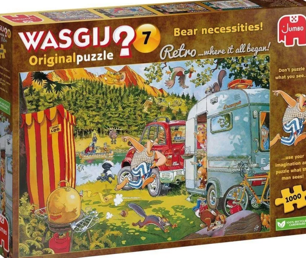 Jumbo 1000 Pieces*Wasgij Retro Original 7 Bear Necessities! - 1000 Piece Jigsaw Puzzle