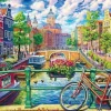 Wentworth 300 Pieces & Under* - Amsterdam Canal - 250 Piece Wooden Jigsaw Puzzle