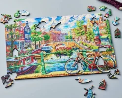 Wentworth 300 Pieces & Under* - Amsterdam Canal - 250 Piece Wooden Jigsaw Puzzle