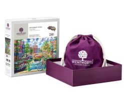 Wentworth 300 Pieces & Under* - Amsterdam Canal - 250 Piece Wooden Jigsaw Puzzle