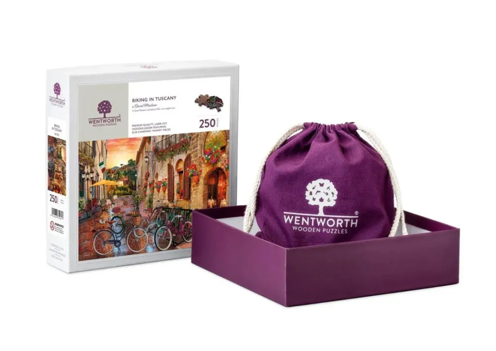 Wentworth 300 Pieces & Under* - Biking In Tuscany - 250 Piece Wooden Jigsaw Puzzle