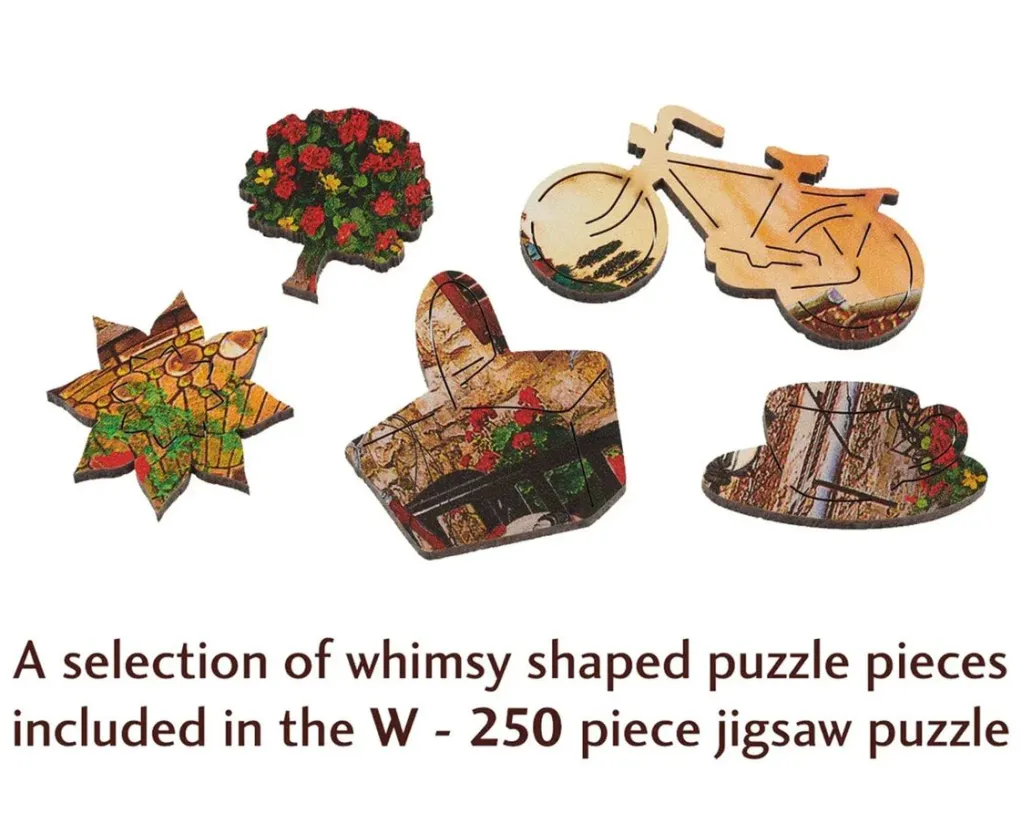 Wentworth 300 Pieces & Under* - Biking In Tuscany - 250 Piece Wooden Jigsaw Puzzle