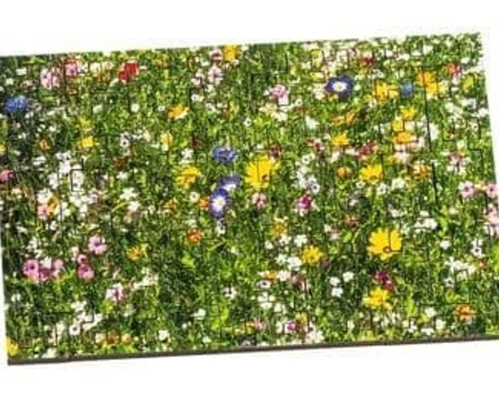 Wentworth 100 Pieces & Under* - Colourful Meadow - 40 Piece Wooden Jigsaw Puzzle