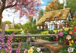 Wentworth 300 Pieces & Under* - Cottage Country Way - 250 Piece Wooden Jigsaw Puzzle