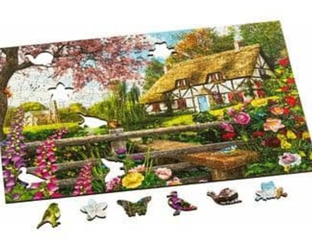 Wentworth 300 Pieces & Under* - Cottage Country Way - 250 Piece Wooden Jigsaw Puzzle