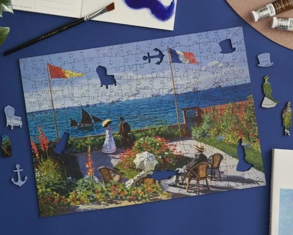 Wentworth 300 Pieces & Under* - Garden At Sainte-Adresse - 250 Piece Wooden Jigsaw Puzzle