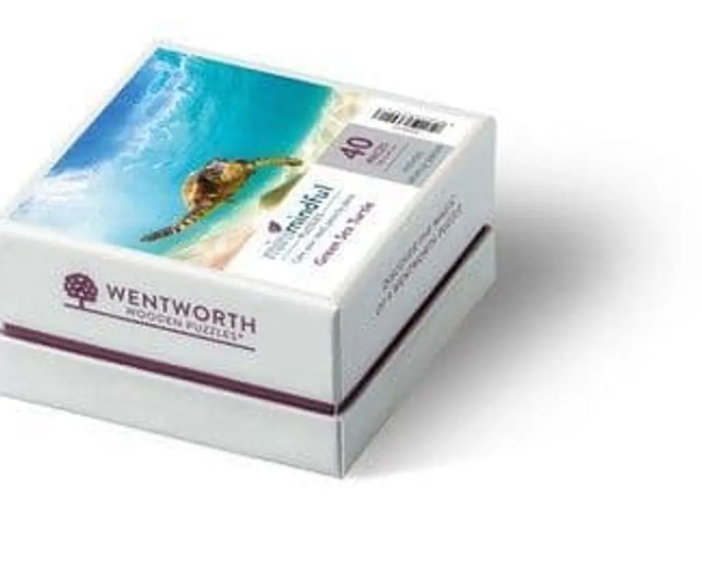 Wentworth 100 Pieces & Under* - Green Sea Turtle - 40 Piece Wooden Jigsaw Puzzle