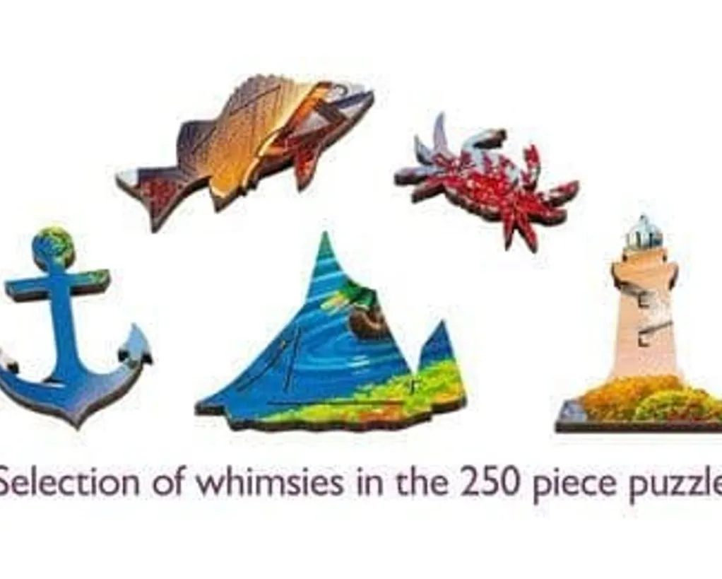 Wentworth 300 Pieces & Under* - Life By The Sea - 250 Piece Wooden Jigsaw Puzzle