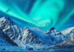 Wentworth 100 Pieces & Under* - Lofoten Islands - 40 Piece Wooden Jigsaw Puzzle