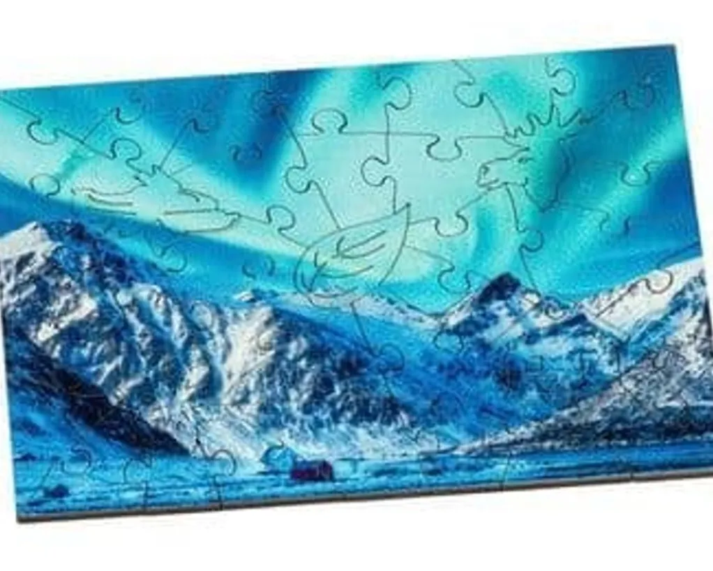 Wentworth 100 Pieces & Under* - Lofoten Islands - 40 Piece Wooden Jigsaw Puzzle