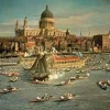 Wentworth 300 Pieces & Under* - London The Thames With View Of The City And St Pauls - 250 Piece Wooden Jigsaw Puzzle