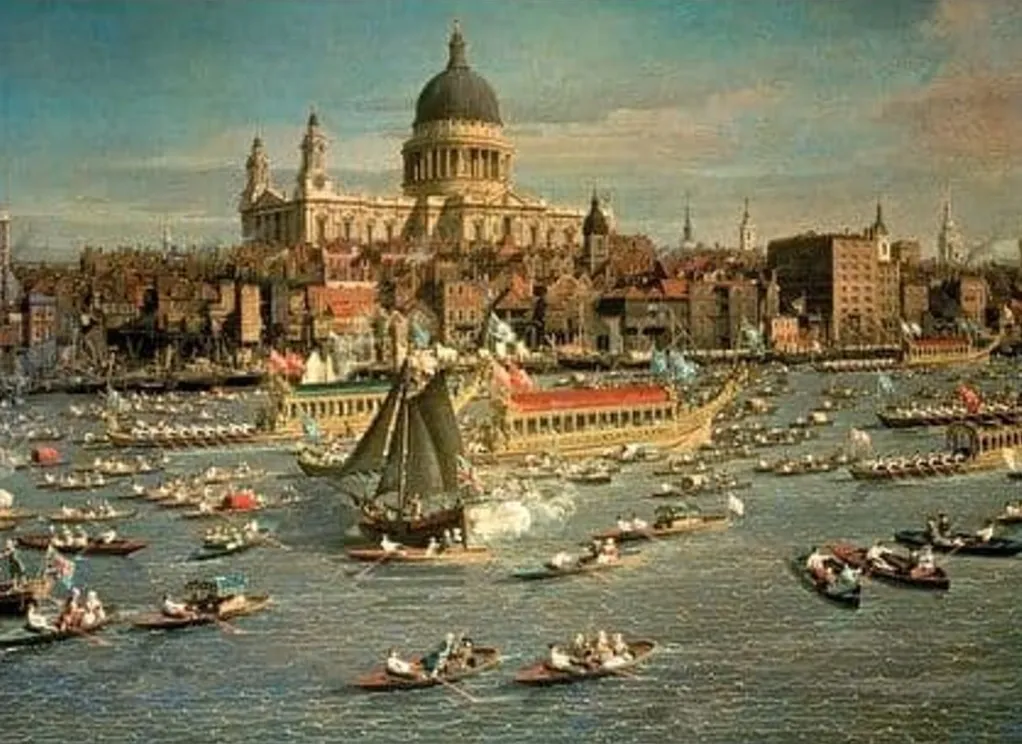 Wentworth 300 Pieces & Under* - London The Thames With View Of The City And St Pauls - 250 Piece Wooden Jigsaw Puzzle