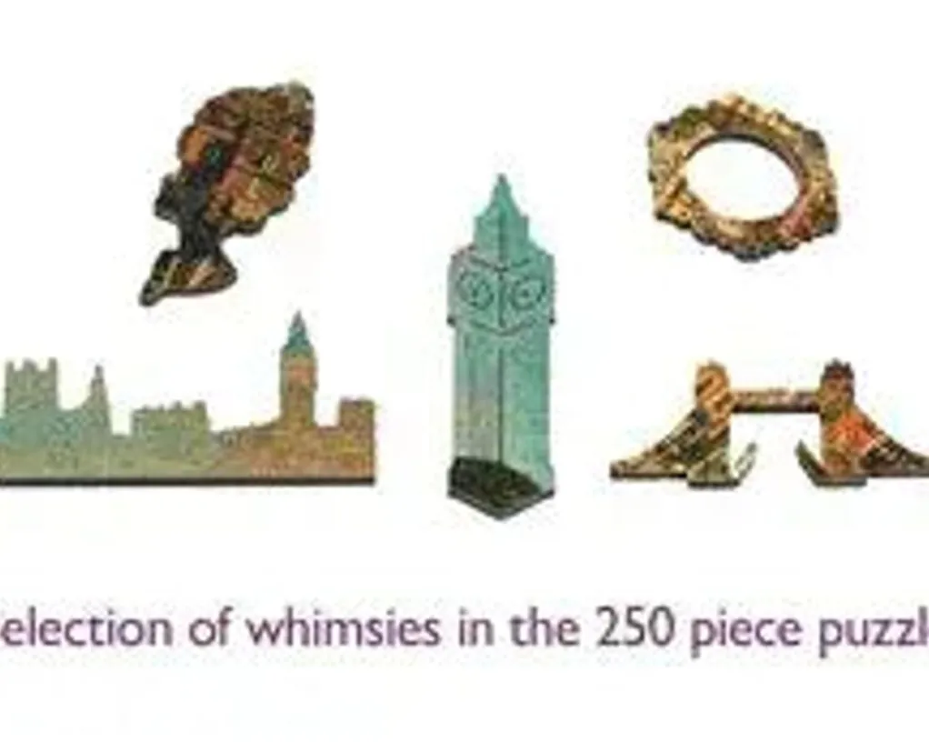 Wentworth 300 Pieces & Under* - London The Thames With View Of The City And St Pauls - 250 Piece Wooden Jigsaw Puzzle