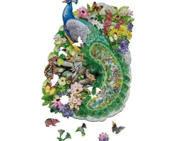 Wentworth 300 Pieces & Under* - Peacock Of India - 250 Piece Wooden Jigsaw Puzzle