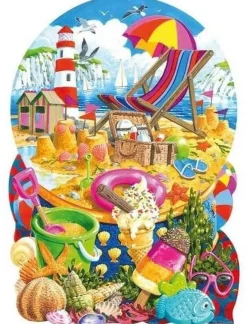 Wentworth 300 Pieces & Under* - Seaside Snow Globe - 250 Piece Wooden Jigsaw Puzzle