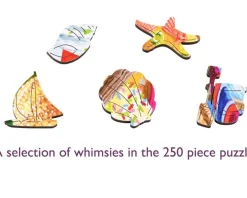 Wentworth 300 Pieces & Under* - Seaside Snow Globe - 250 Piece Wooden Jigsaw Puzzle