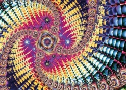 Wentworth 100 Pieces & Under* - Vortex Spiral Tunnel - 40 Piece Wooden Jigsaw Puzzle
