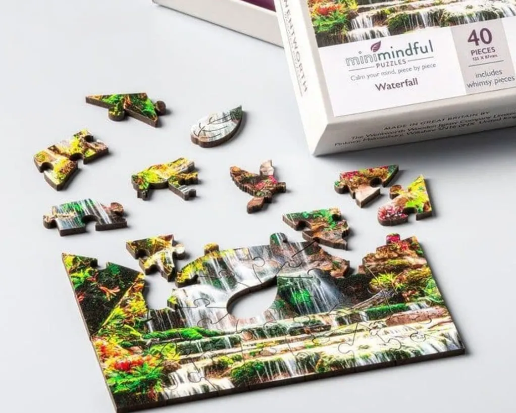 Wentworth 100 Pieces & Under* - Waterfall - 40 Piece Wooden Jigsaw Puzzle
