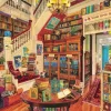 Wentworth 100 Pieces & Under* - Wish Upon A Bookshop - 40 Piece Wooden Jigsaw Puzzle