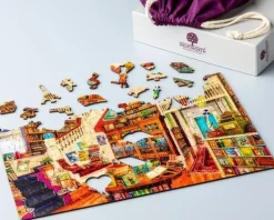 Wentworth 300 Pieces & Under* - Wish Upon A Bookshop - 250 Piece Wooden Jigsaw Puzzle
